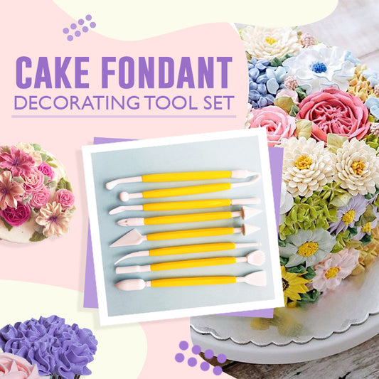 Cake Fondant Decorating Tools (8ps)