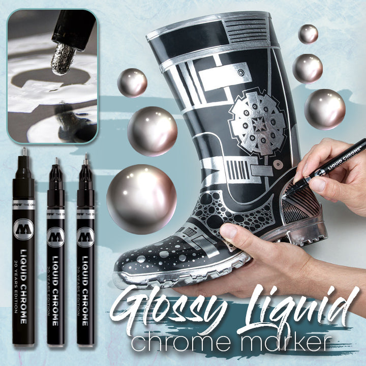 Glossy Liquid Chrome Marker
