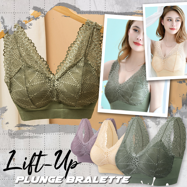 Lace Lift-Up Plunge Bralette