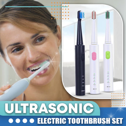 Ultra-Sonic Electric Toothbrush Set