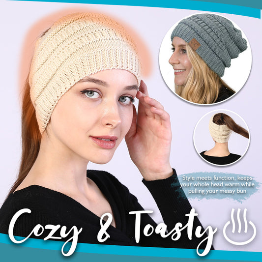 Hand Knit Toasty Beanie