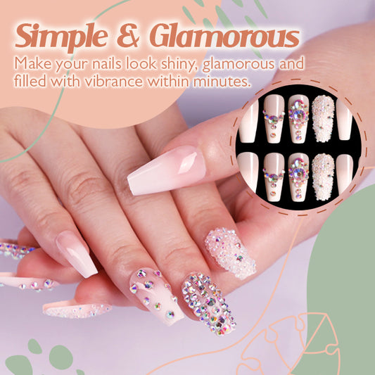Glamorous Press-On Coffin Nails
