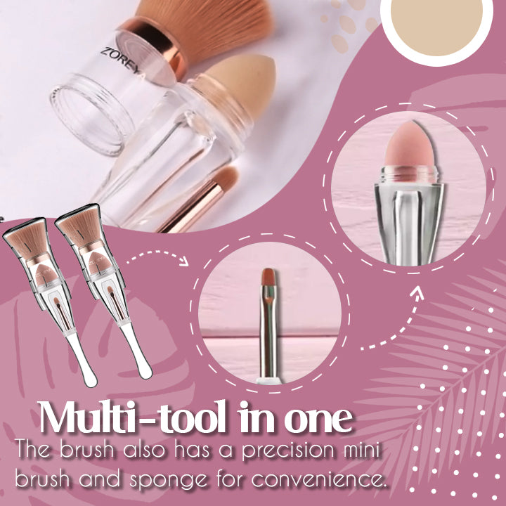 3-in-1 Travel Makeup Brush