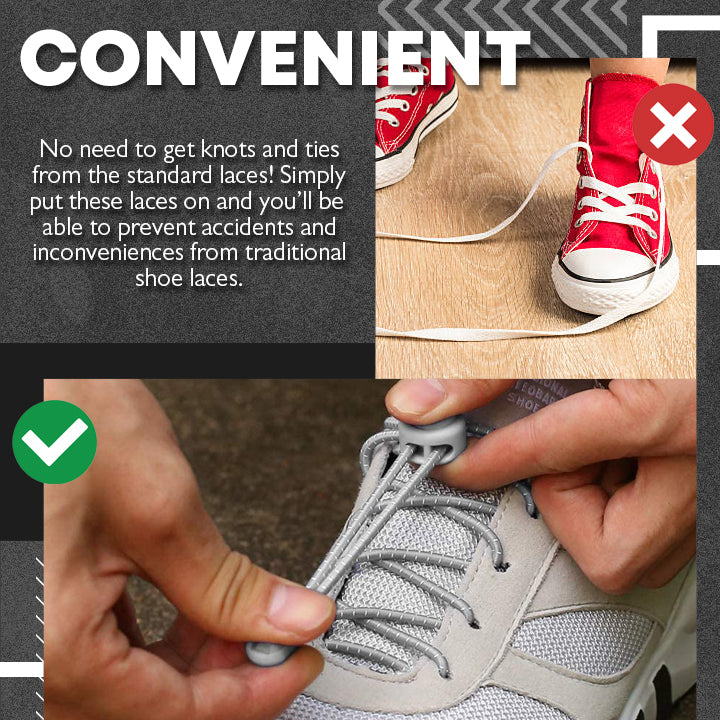 Elastic Lock No-Tie Shoelaces