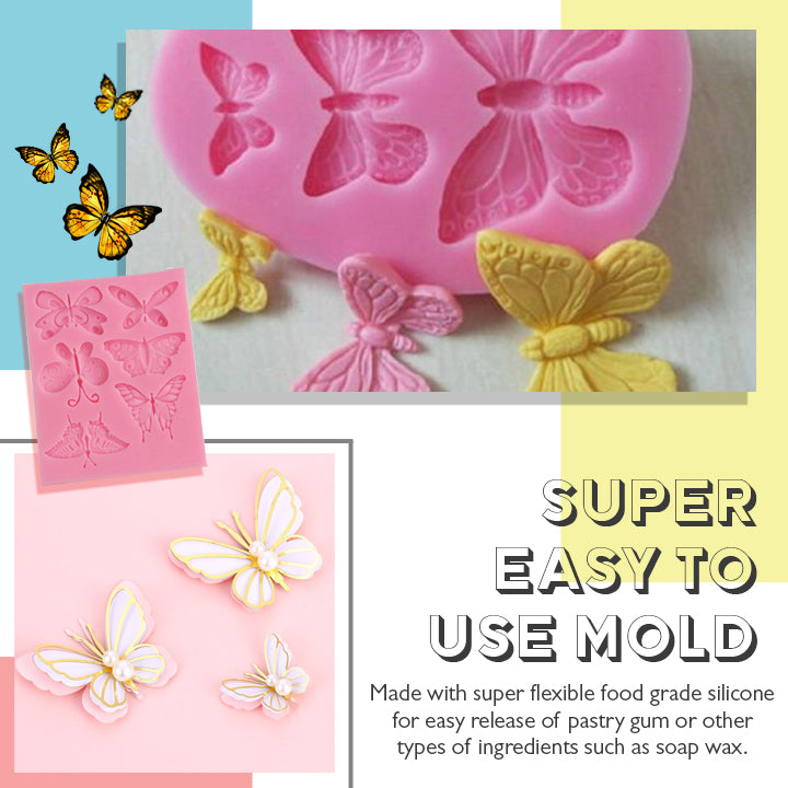 3D Butterfly Silicone Cake Mold