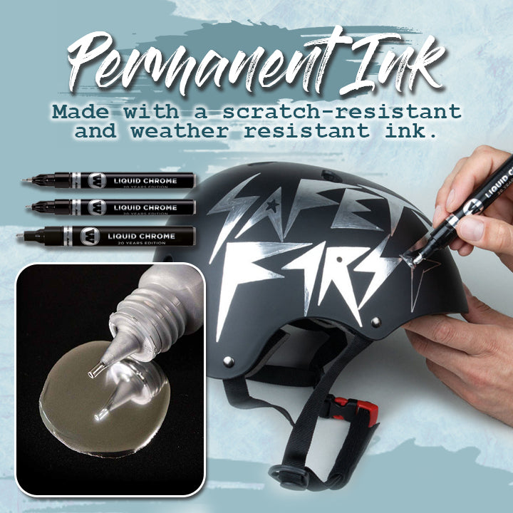 Glossy Liquid Chrome Marker