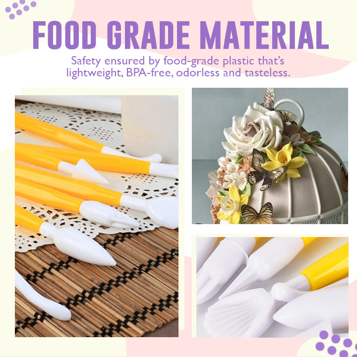 Cake Fondant Decorating Tools (8ps)