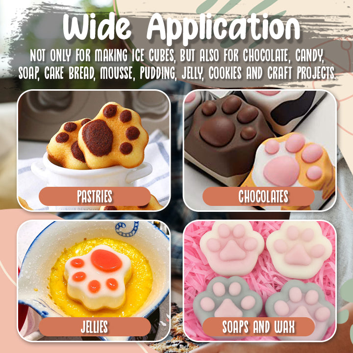 Cute Cat Paw Silicone Mold