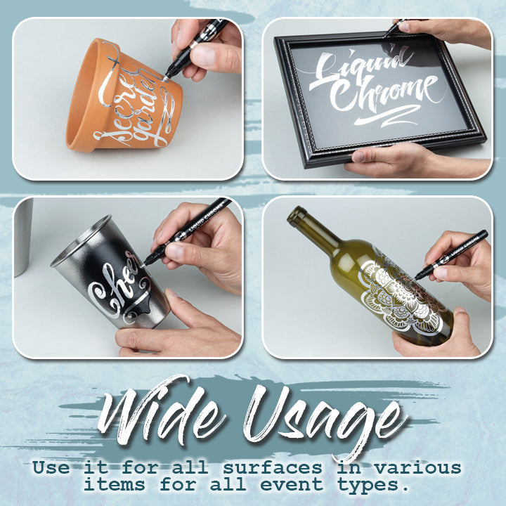 Glossy Liquid Chrome Marker