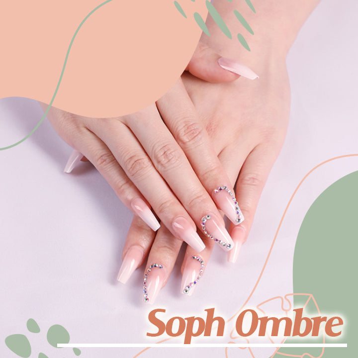 Glamorous Press-On Coffin Nails