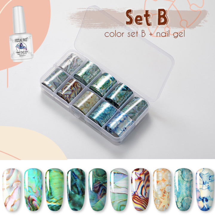 Classy Nail Art Foils Set