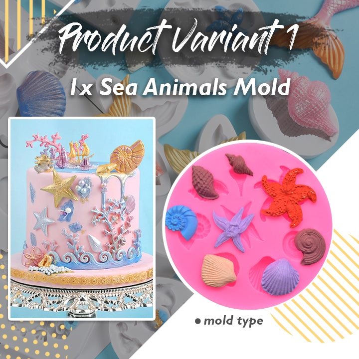 Sea Creatures Cake Mold