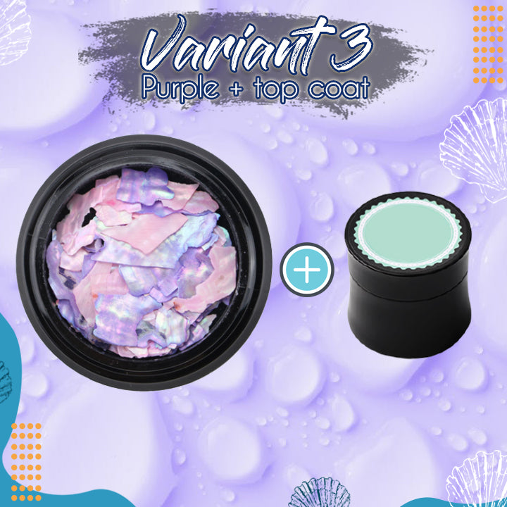 Holographic Mermaid Nail Art Kit