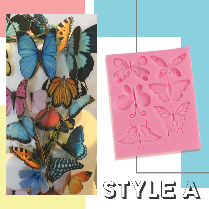 3D Butterfly Silicone Cake Mold