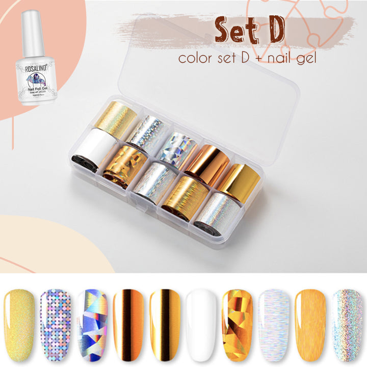 Classy Nail Art Foils Set