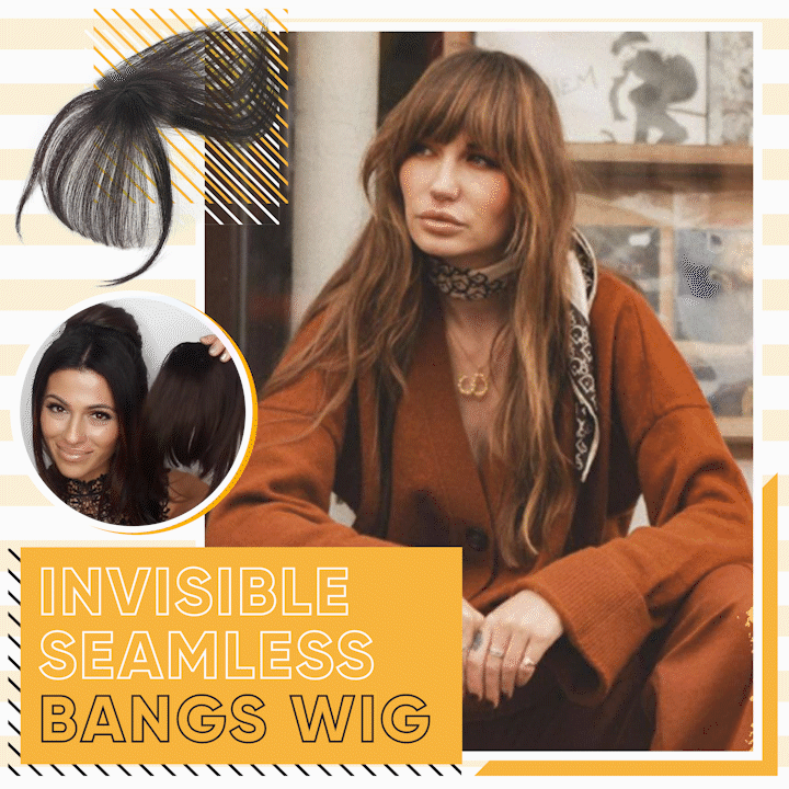 Invisible Seamless Bangs Wig