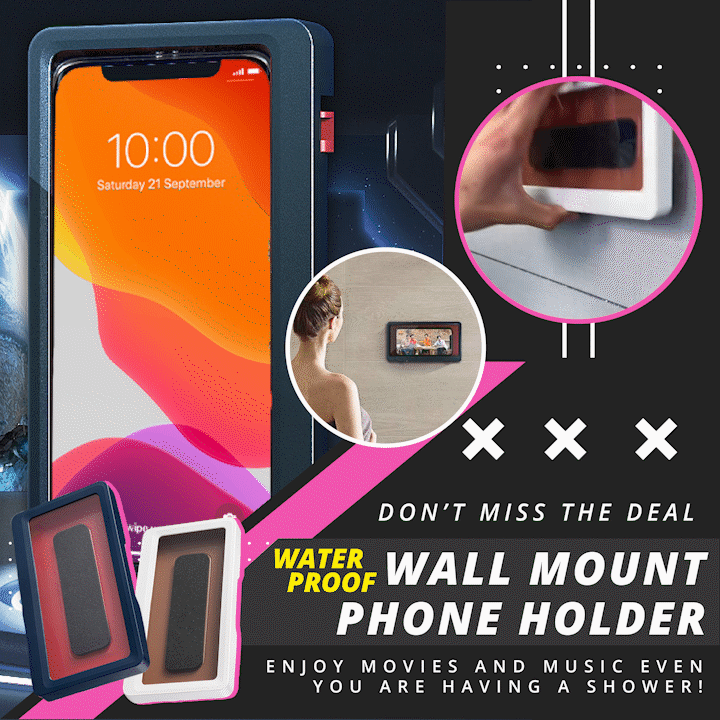 Waterproof Wall Mount Phone Holder