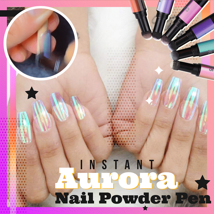 Instant Aurora Nail Powder Pen