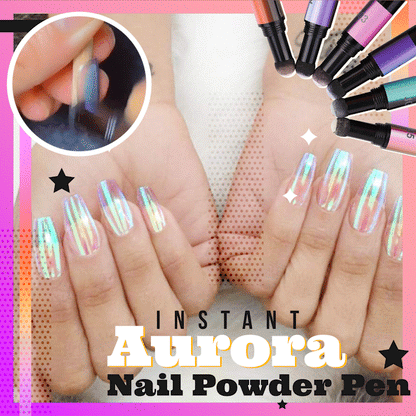 Instant Aurora Nail Powder Pen
