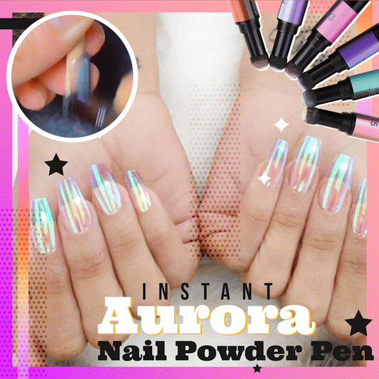 Instant Aurora Nail Powder Pen