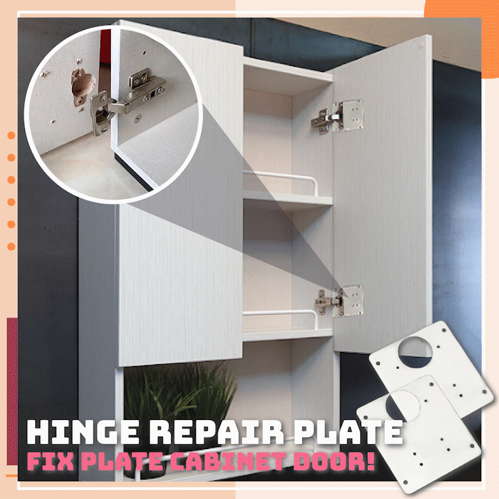 Cabinet Hinge Repair Plate