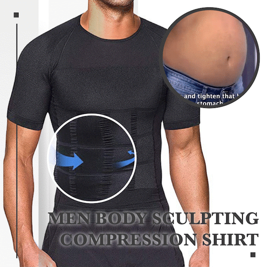 Men Body Sculpting Compression Shirt