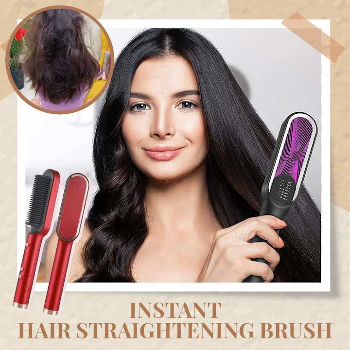 Instant Hair Straightening Brush