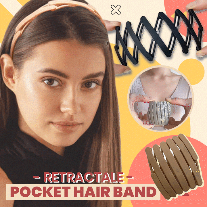Retractable Pocket Hair Band