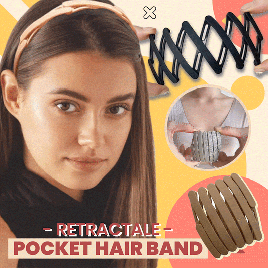 Retractable Pocket Hair Band