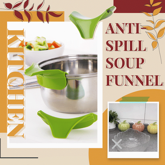 Anti-Spill Soup Funnel