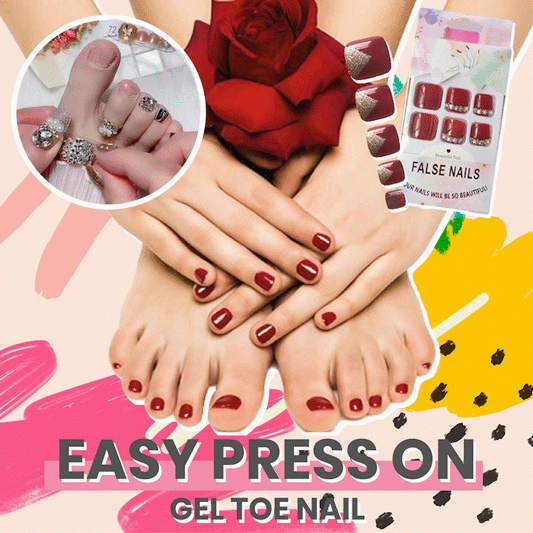Easy Press On Gel Toe Nail