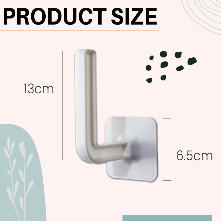 Multi-Purpose Nano Adhesive Hooks (2 Pairs)