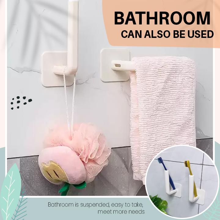 Multi-Purpose Nano Adhesive Hooks (2 Pairs)